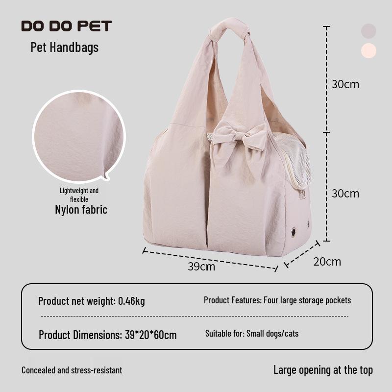 Portable Large Capacity Breathable Pet Backpack for Small Dogs & Cats