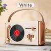 New Retro Bluetooth Speaker Multi Functional 360 ° Panoramic Sound Effect Compact Record Player Audio System for Mobile Phones Computers Desktops 5W