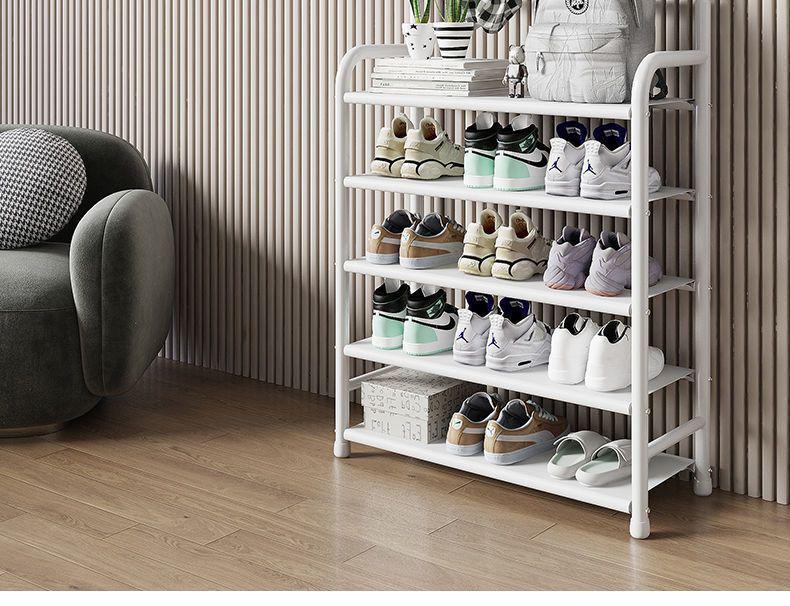 Multi-Layer Floor-Standing Shoe and Clothing Rack: Entryway Organizer
