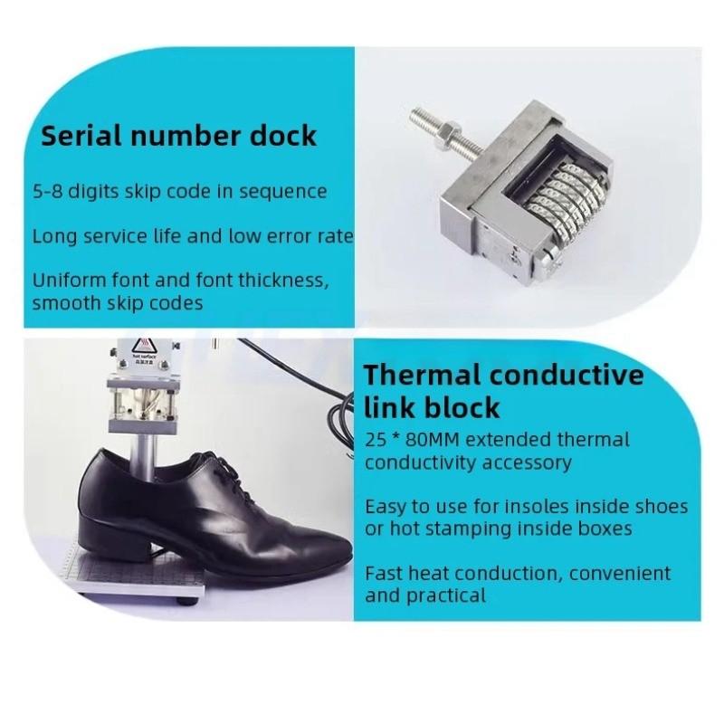 Máquina Manual de Estampado en Caliente Lámina Dorada Logotipo Repujado Máquina de Branding Cuero Plástico Madera PU PVC Logotipo Marca Herramienta de Prensado en Caliente