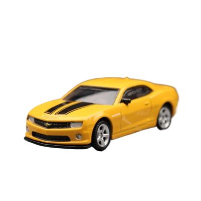 1/64 Chevrolet Camaro SS Sedan Miniature Model CCA MSZ 3" Zinc Alloy Toy Car Vehicle Free Wheels Diecast Collection Gift for Kid
