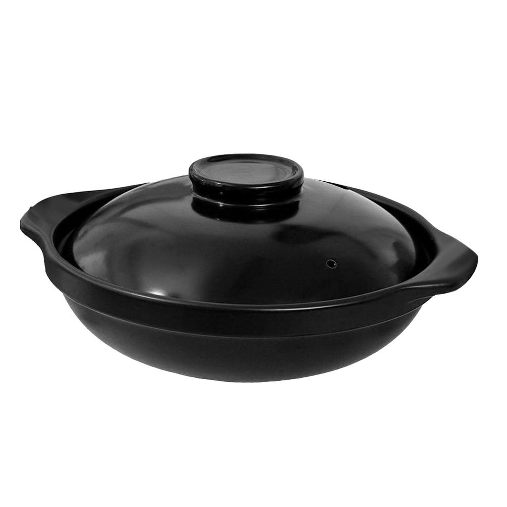 Multifunctional Casserole Pot with Lid Sizzling Hot Pot for Bibimbap and Soup Large Wide Mouth Heat