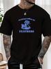 Mens Duck Graphic TShirt Nothing Ruffles My FEATHERS Cotton Short Sleeve Breathable Comfort Fit Soft Light Casual Daily Top