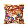 C-Crash B-Bandicoot Pillow Cover Soft Pillow Case Cushion Cover Cute Funny Graphic Pillowcases For Office Car Home Decorative