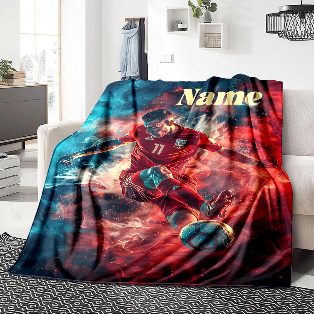 Custom Name Unicorn Fantasy Adventure blanket for Couch & Bed, Plush Cozy Fuzzy Blanket Super Soft & Warm Blankets for Fall and Winter. 0908209