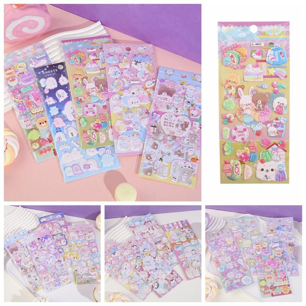 

Скрапбукинг мультфильм пузырьковые наклейки детские наклейки игрушки DIY декоративные наклейки дети