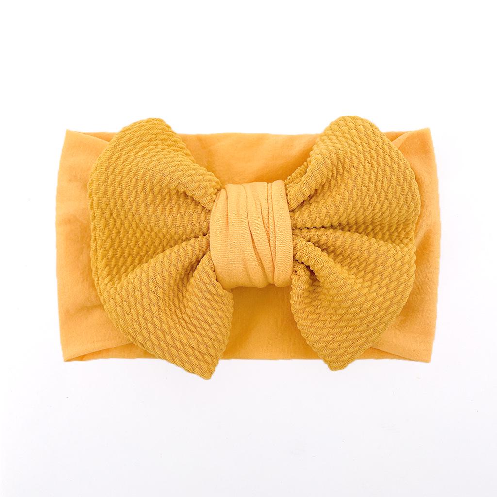 Spring 2022 Nylon Bow Hairband for Infants & Toddlers - Skin-Friendly & Breathable