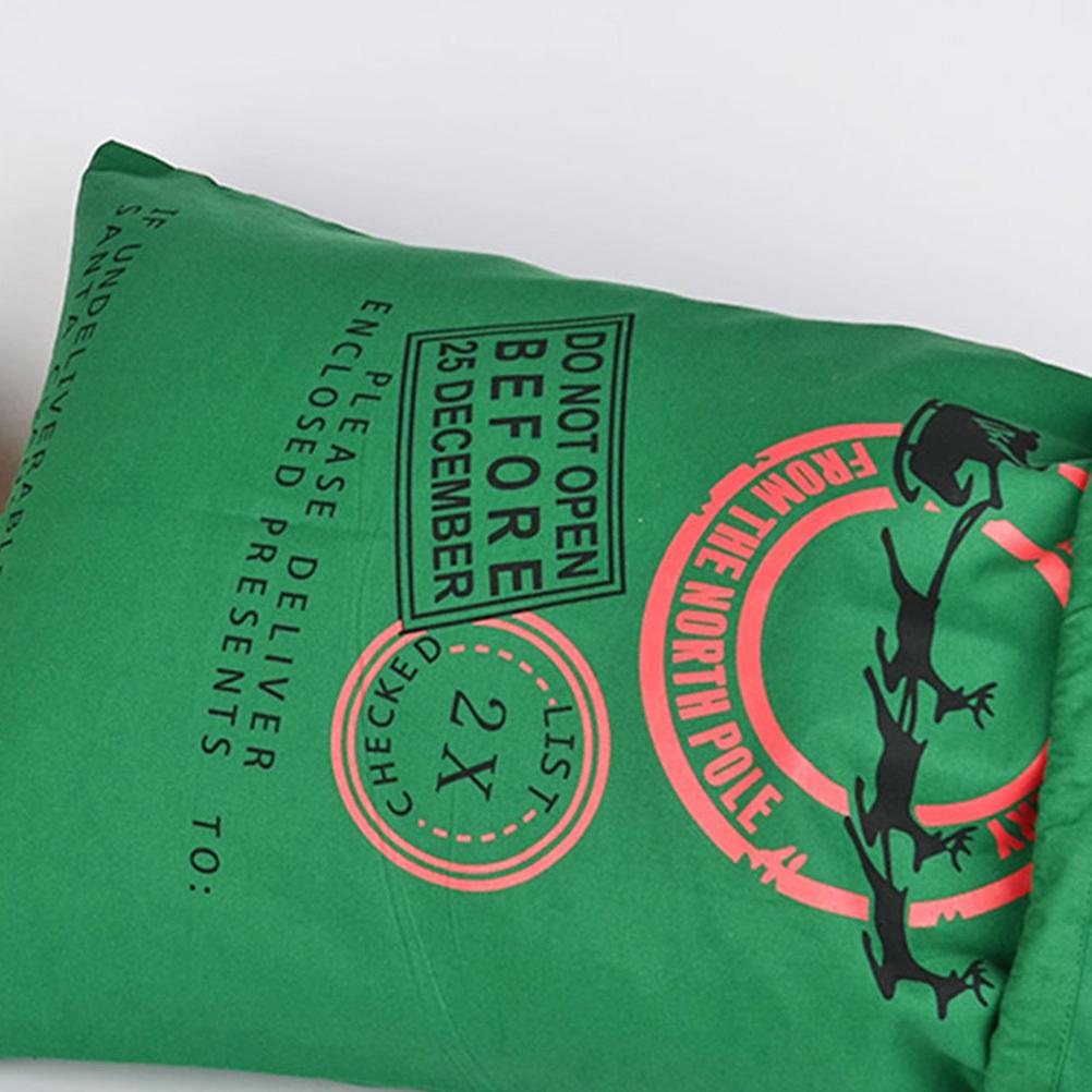 

Christmas Gift Canvas Bag Holiday Party Candy Storage Pouch Festive Snack Bundle Drawstring Bags Party Supplies other