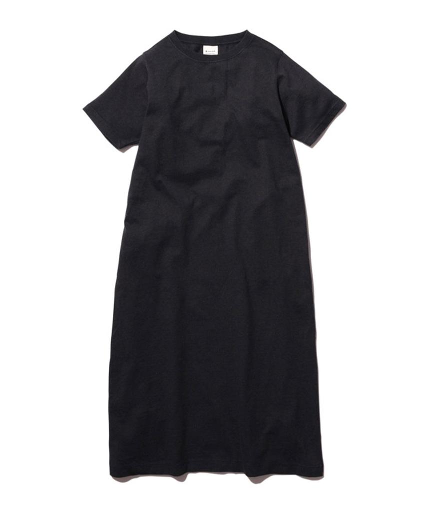 Snow Peak Recycled Cotton size for and outdoor activities Dress, 1, BLACK, SW-25SW401, festivals, camping,