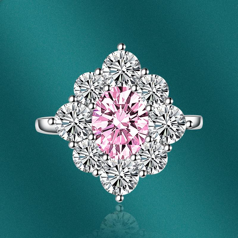 Sace Gems Classic Copper Alloy Zircon Ring Ladies Jewelry Wedding Promise Party Gift