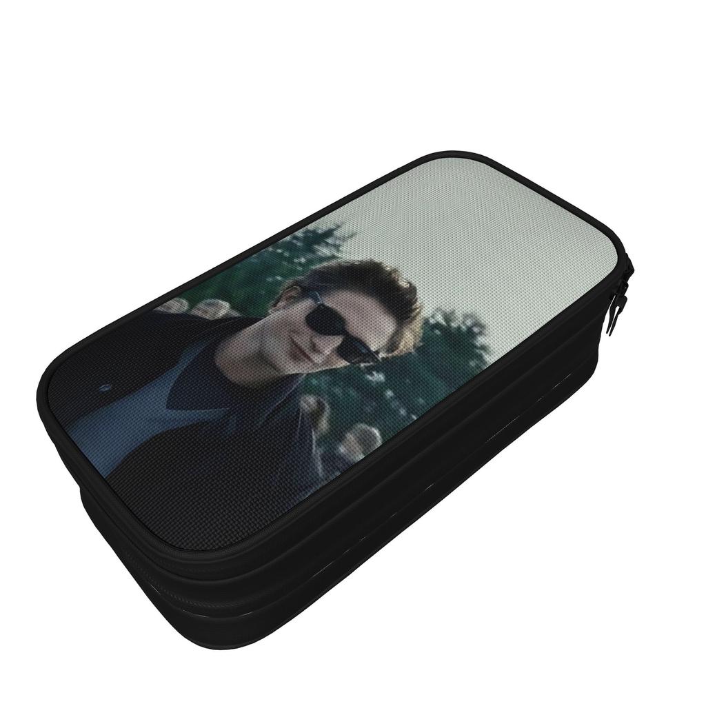 Large-capacity Pencil Pouch Edwards Cullen  Merch  Double Layer Pencil Bag Women Make Up Bag Suprise Gift
