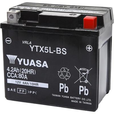 TAIWAN YUASA סוג מגן אגזוז לאופנוע YTX5L-BS