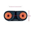 Double Nylon Ball Bearing Rope Clamp for Pilates Fitness Equipment