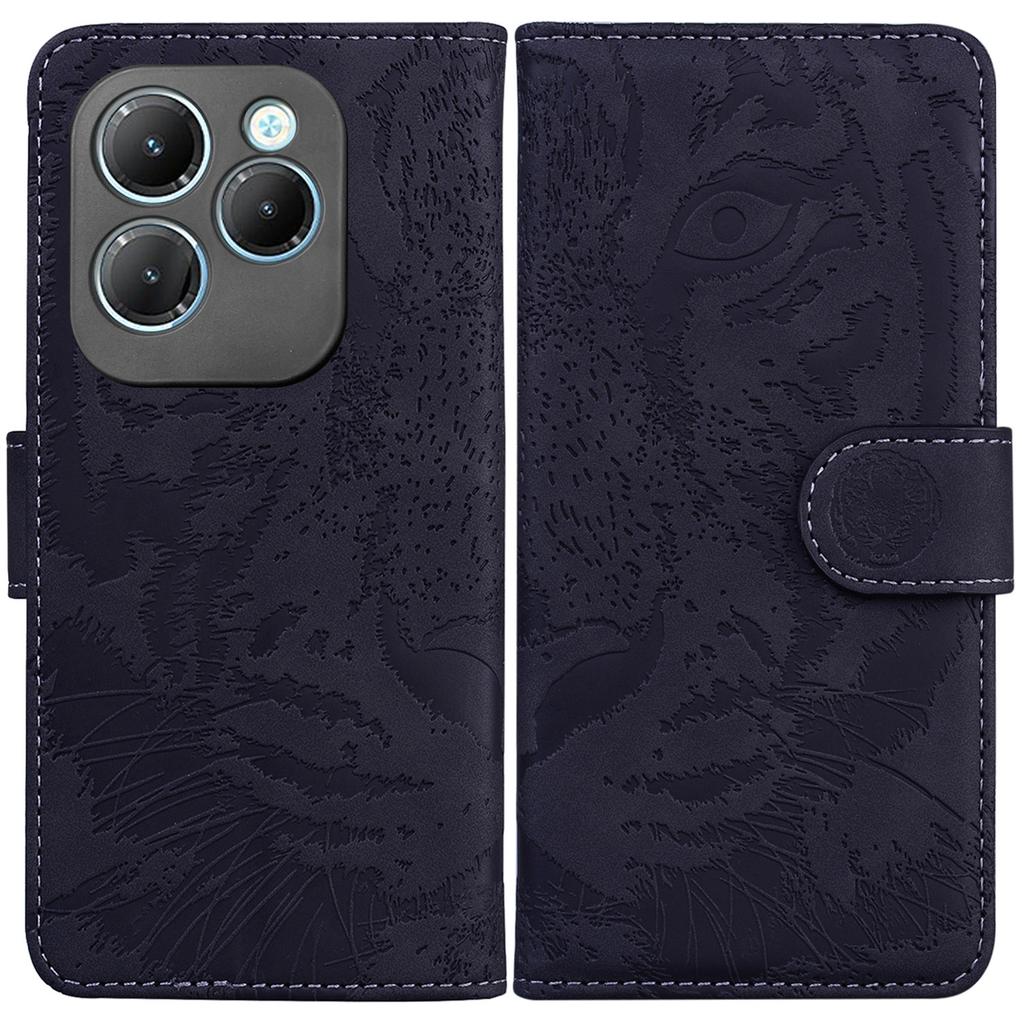 Etui na Infinix Hot 40/40 Pro Wzór Tygrysa Odporne na Upadki Skórzane PU Portfel Pokrowiec na Telefon