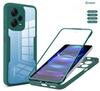 360 Clear Case for Xiaomi 12T Pro 13 Lite Redmi Note 12 11 Pro Plus 5G 12S 11S POCO X5 Pro F5 Full Protection Phone Bumper Cover