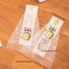 100Pcs Sandwich Plastic Packaging Transparent Triangle Bags For Bread Butty Bags Birthday Party Decoration Treat