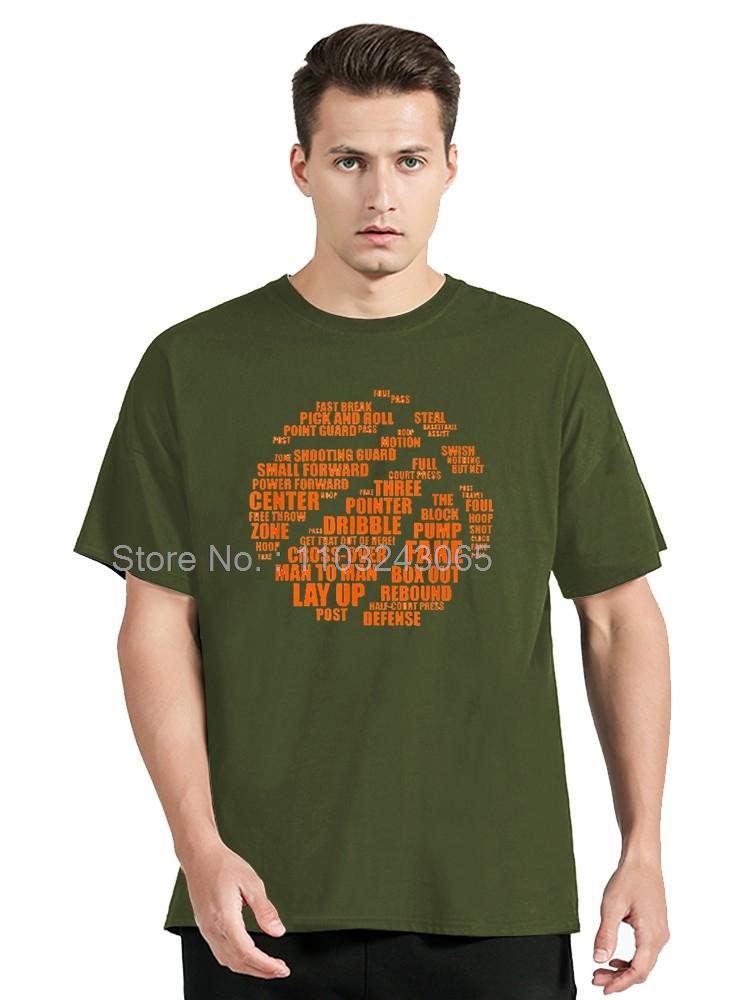 Basketball Terms Motivational Word Cloud TShirt Casual Fitness T Shirt Cotton Tops Tees Unisexs Clothing Oversized Unisex Tshirt