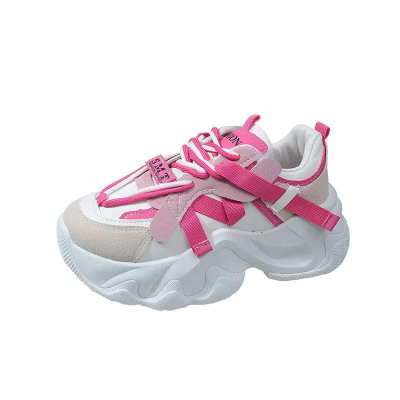 Fashion Spring and Autumn New Women's Luxury Sneakers Thick soled Height Increasing Outdoor Running Shoes Fashion Versatile Casual Shoes