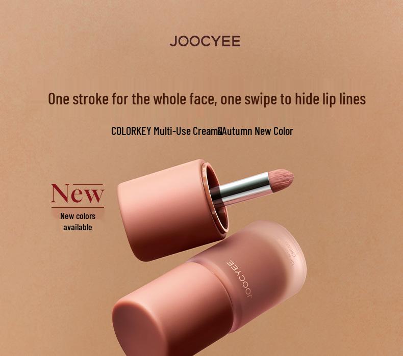 Joocyee Yeast Velvet Lip & Cheek Cream Glaze with Highlighting Blush