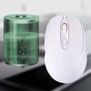 Rechargeable Ergonomics Wireless Mouse 2.4Ghz+BT5.0 Morandi Wireless Mouse  PC/Laptop