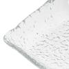 Aoyama Glass Square Plate, 11cm, Asatsuyu (morning dew) design, Made in Japan, AMG-MAY-10