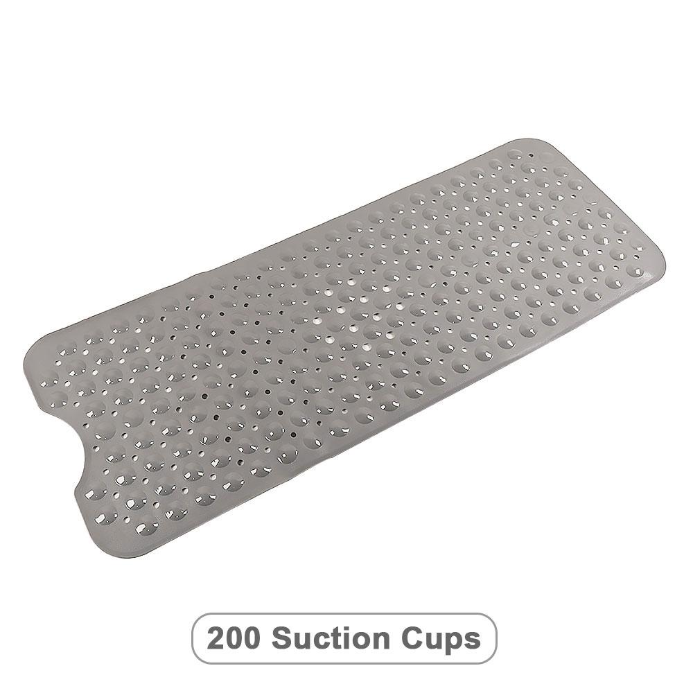 Silicone World PVC Anti-skid Bath Mats Soft Shower Bathroom Massage Mat Suction Cup Non-slip Bathtub Carpet 40x100cm Floor Mat
