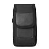Universal Oxford Nylon Phone Bag Belt Clip Pouch Case Waist Bag For iPhone7/8/X/12 Black 3.5-6.3 Inch