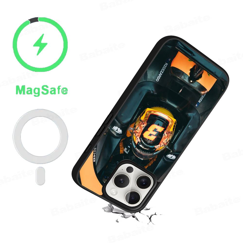 D-Daniel R-Ricciardo 3 Phone Case Magnetic Case For IPhone 17 16 14 13 12 11 15 Pro Max Plus For Magsafe Wireless Charge Cover