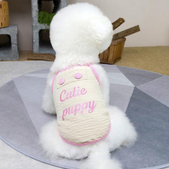 Dog Cooling Vest for Small Medium Dogs Soft Breathable Summer Dog Outfits Cute Spaghetti Strap Sleeveless Puppy Clothes