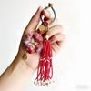 Pure Handmade Song Brocade Horse Pendant Charm – Double-Sided Fortune & Prosperity Tassel Ornament