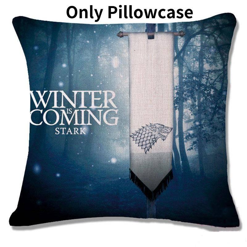 Game Of Thrones Inspired Decorative Throw Pillow Cover Featuring Unique Family Crests For Stylish Living Room Decor