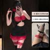  Erotic Underwear Sexy Lace Seductive hip-Hugging Dress Women Bareback Pure Desire Nightclub Uniform Pajama Set 1526