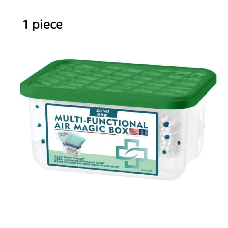1/5 Stück Multifunktionale Innenraumluftreinigung Staubentfernung Magische Box Starke Saugkraft Staubentferner Luft Magische Box