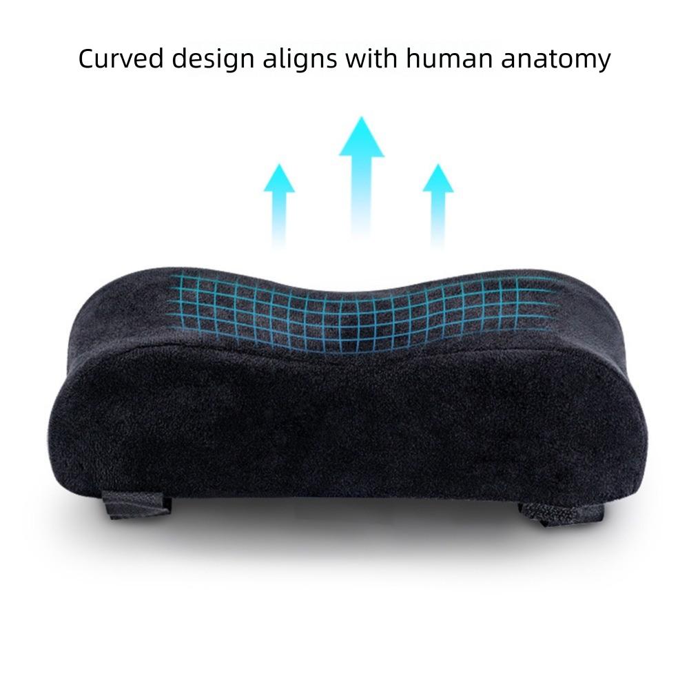 1Pair Memory Foam Inner Core Support Cushion Comfortable Elbow Pillow  for Home Office Game Chair