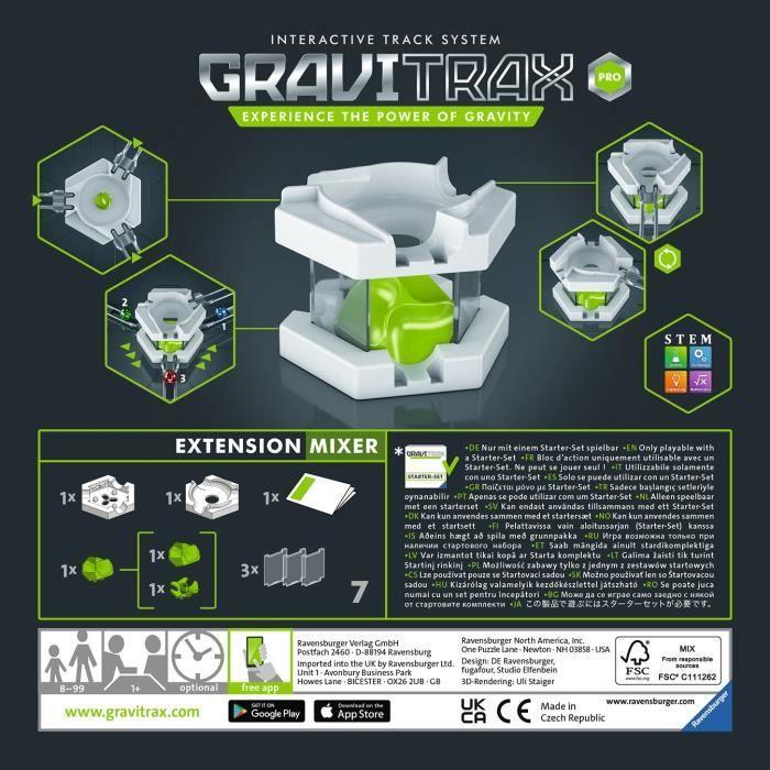 GraviTrax PRO Bloc d'action Mixer - Ravensburger - Circuit de billes créatif STEM