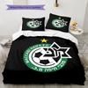 Maccabi Haifa Art Pattern Bedding Home Decoration Birthday Gift ( 1 duvet cover + 2 pillowcase, without core),fan merchandise.