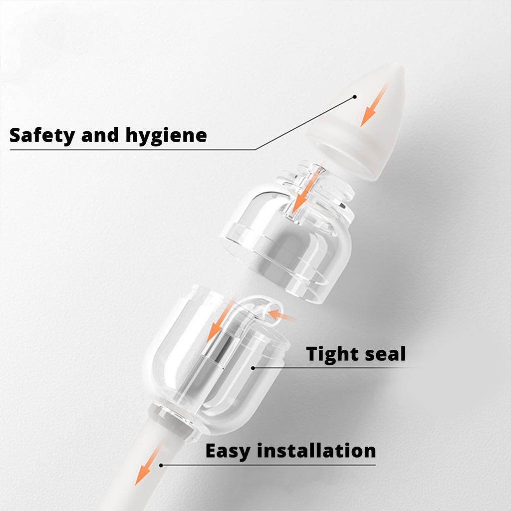Nasenreiniger Baby Nasensauger Aspirator Handpumpe Nasensauger Reiniger Nasenreinigungsgerät für 0-3 Jahre Neugeborene