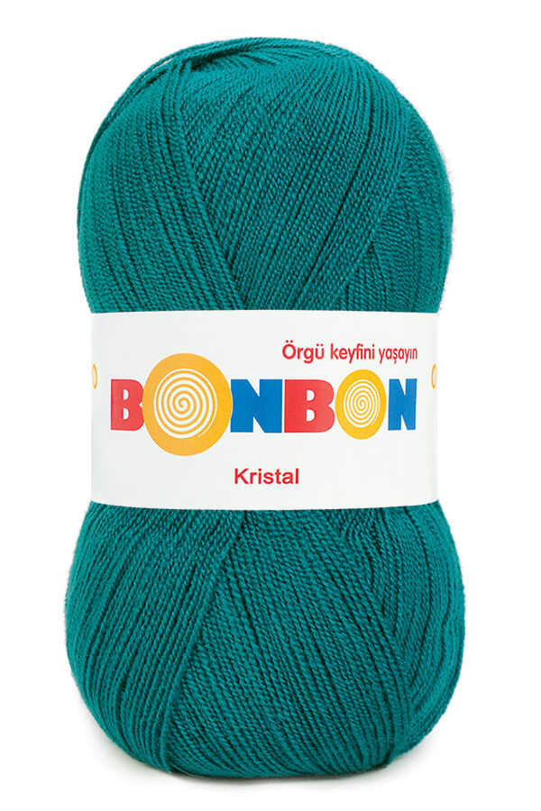 Bonbon Kristal Fiber Making Knitted Yarn, 4 Ball -39 Color Options 475 Meters 100gr-Hand Knitting Yarn-Life-Bath-Soft-Shower-Acrylic-Four Season-DIY