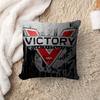 V-Victorys Motorcycles Racing Office Cushion Pillowcase Car Cushion Cover45X45Cm Lumbar Pillowcase Sofa Pillowcover