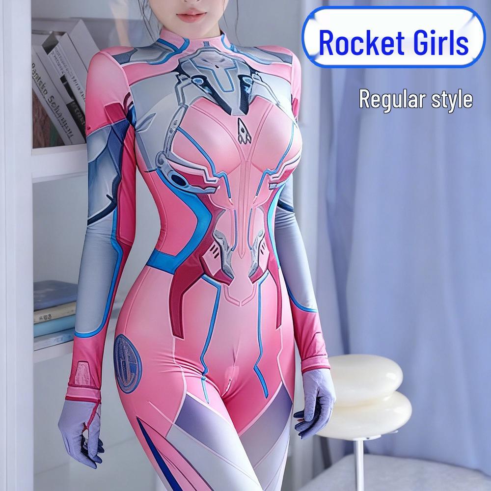 Spider-Man Halloween Adult Bodysuit Asuka Cosplay Jumpsuit Rei Ayanami Uniform
