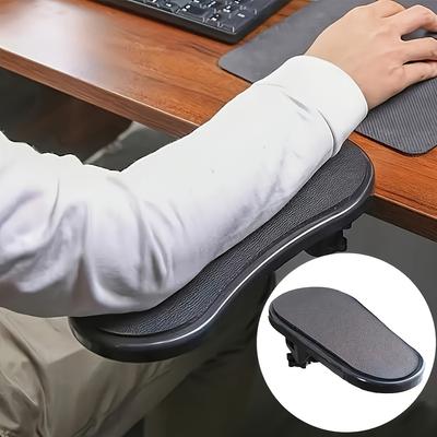 Estensore Ergonomico da Scrivania con Poggiabraccio - Regolabile e Girevole a 180°, Montaggio Senza Fori, Supporto per Mano per Comfort Gaming e Ufficio, 1 pz
