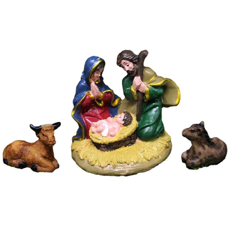 Holy Family Figurine Home Decorations Holy Crib Figurine Resin Figurine 1