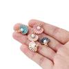 10Pcs Ocean Starfish Shell Charms With Imitation Pearl Pendants For Necklace Bracelet Pendants DIY Jewelry Making Accessories