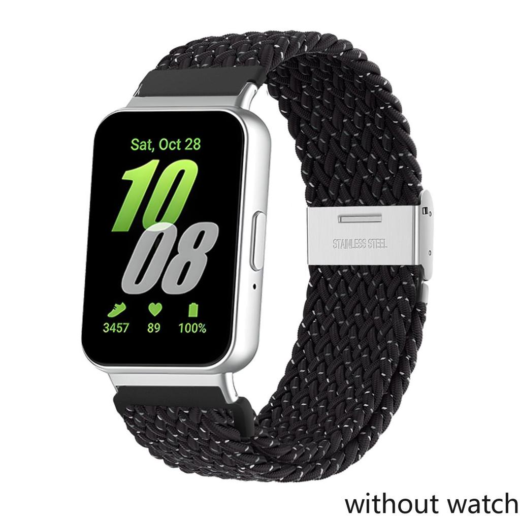 Braided Bands for Samsung Galaxy Fit 3 Sports Strap Adjustable Replacement Correa Nylon Bracelet for Samsung Galaxy Fit3 Band
