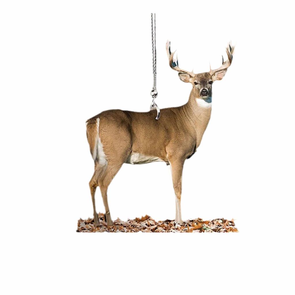 Acrylic Flat Small Deer Pendant Home Decoration Supplies,Funny Animal Wall Hangings
