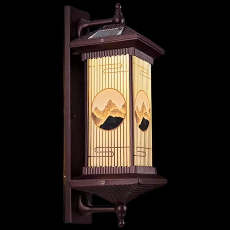 Nufeng Solar Outdoor LED Garden Pillar Light