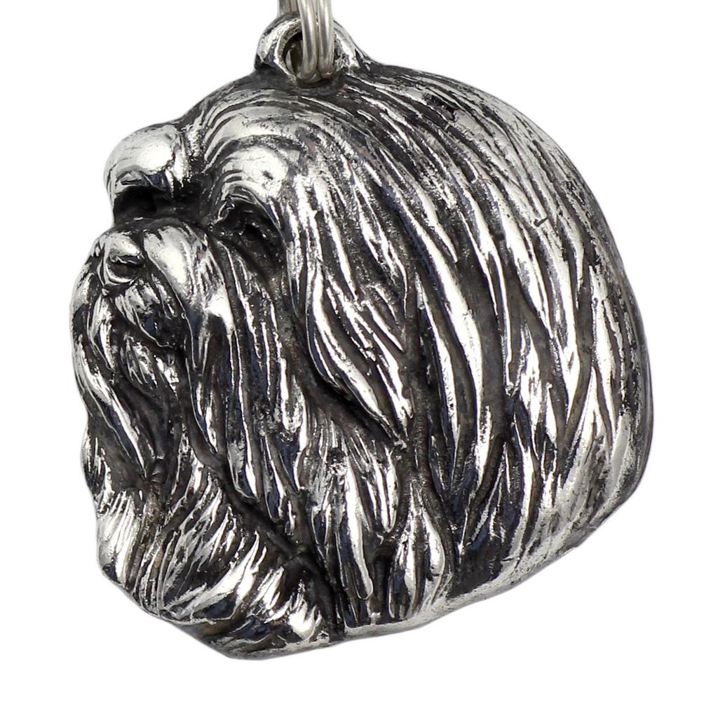 Havanese, Havanese Cuban Bichon, Bichón Havanés - Necklace with Dog, Silver-plated Pendant for Dog Fan, Unique Jewelry by Art-Dog Brand