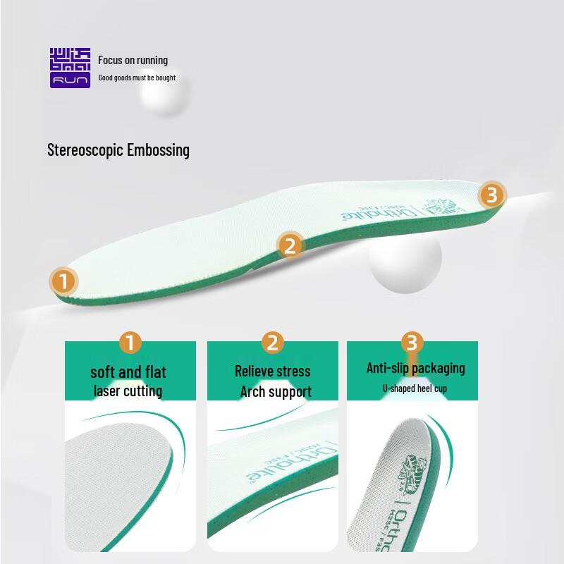 Bmai Banana Fan 2.0 Dual-Density Running Insoles