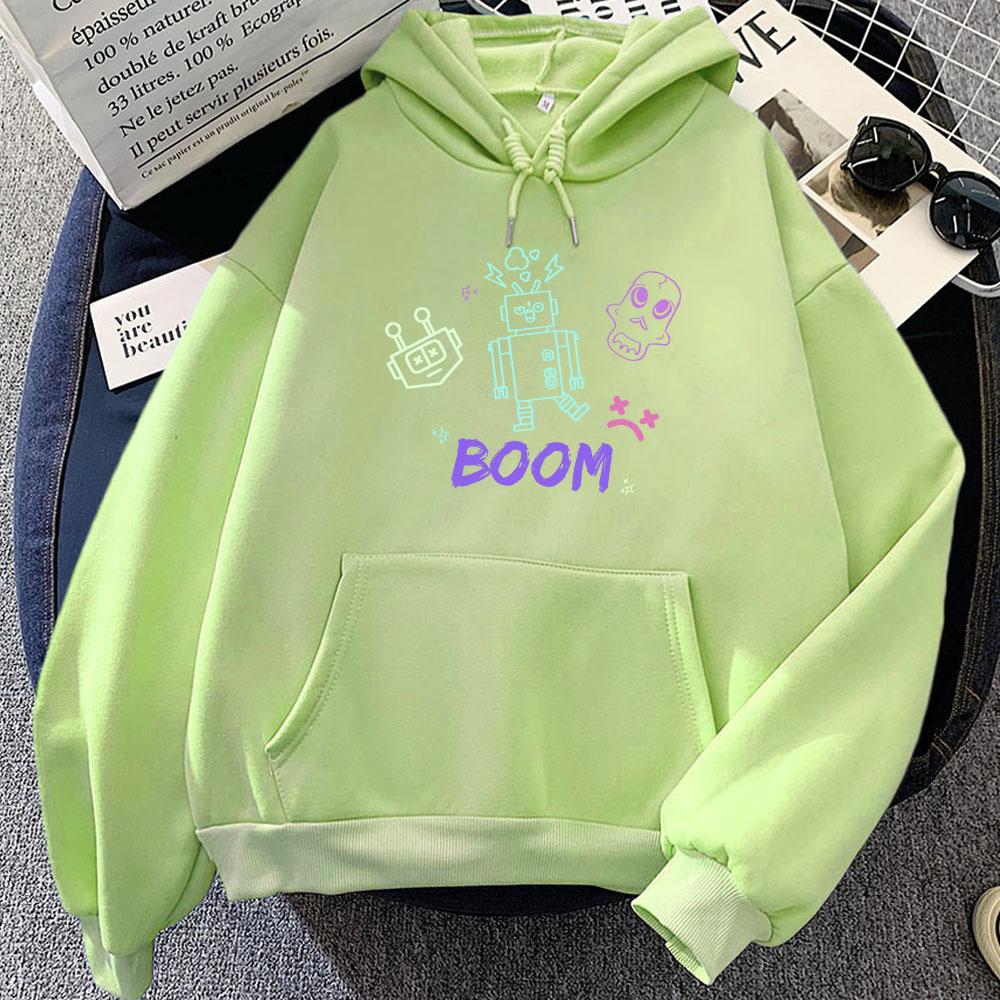 Monkey Boom Jinx  Arcane Game Hoodies You Got Jinxed Graphic Printing Sweatshirt Hip Hop Unisex Streetwear Hooded Women Sudadera