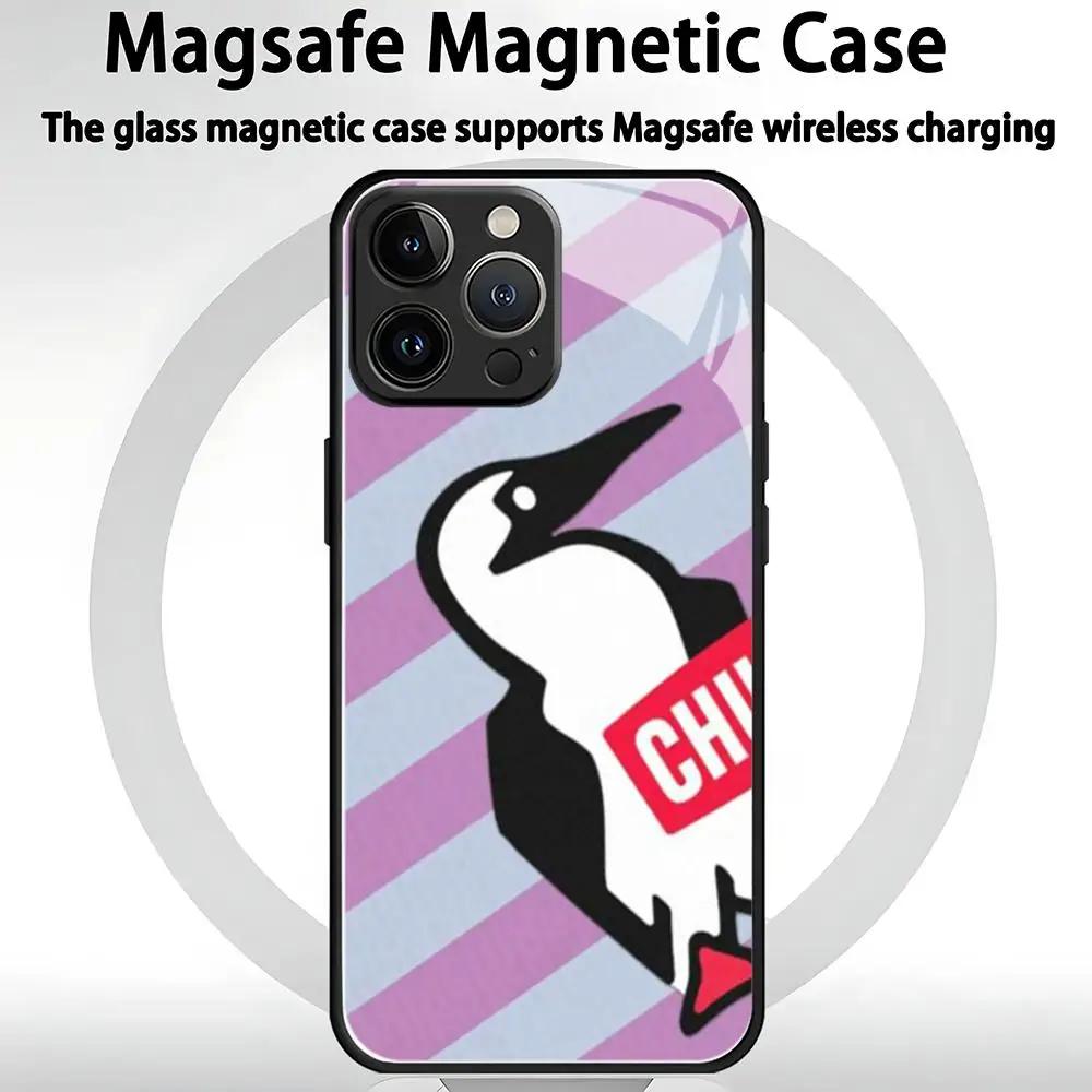 

Модный Чехол Для Телефона GTO Clothing Brand C-ChumsES Для iPhone 16 15 14 13 12 11 X XR XS 8 Plus Mini Pro Max Стеклянный Магнитный Чехол iPhone 16 Plus